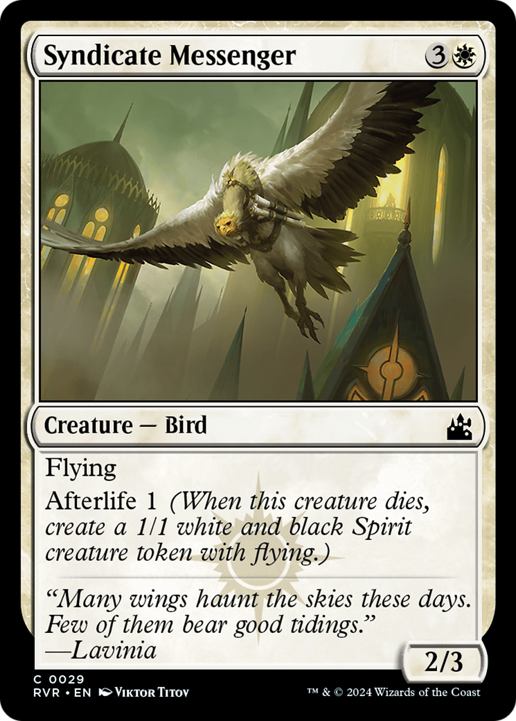 Syndicate Messenger - [Ravnica Remastered]