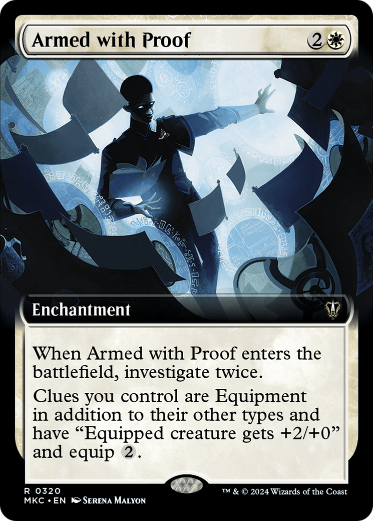 Armed with Proof (Extended Art) - Murders at Karlov Manor Commander: (Extended Art)