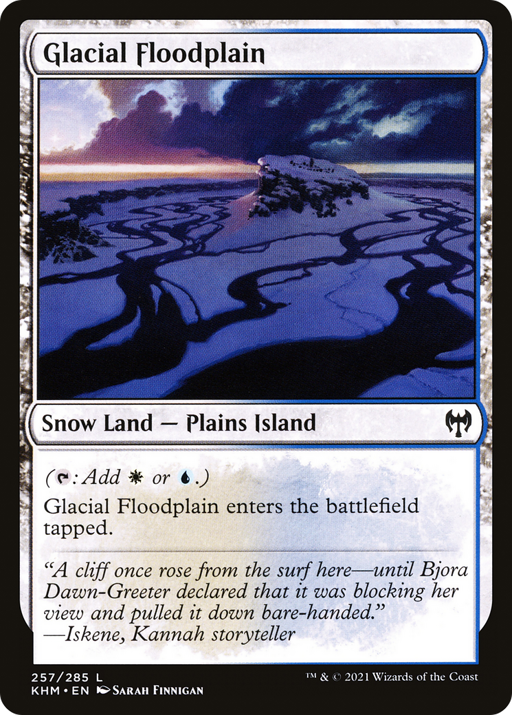 Glacial Floodplain: (snow) [Kaldheim]