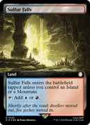 Sulfur Falls (Extended Art) (Surge Foil) - [Fallout]: (Extended Art) Foil