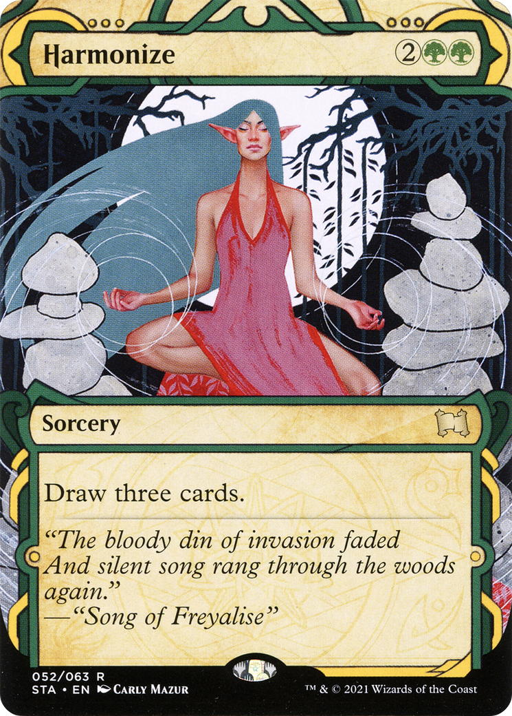 Harmonize: (Showcase) (Borderless) [Strixhaven Mystical Archive]