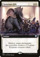 Generous Gift (Extended Art): (Extended Art) [Commander Legends]