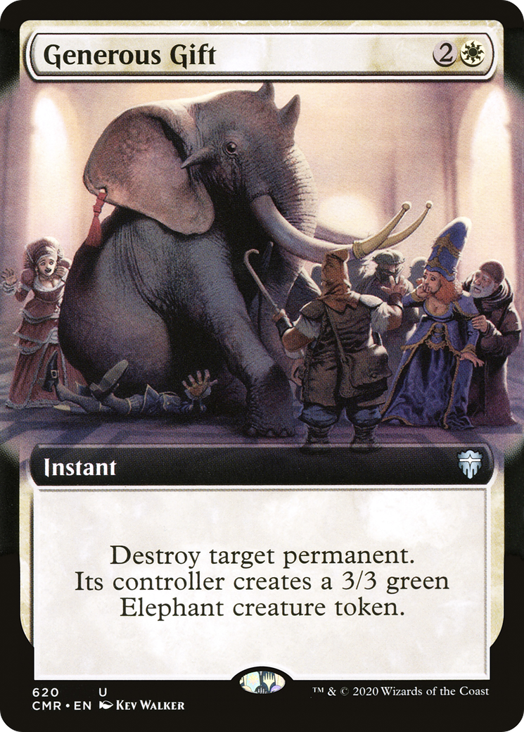 Generous Gift (Extended Art): (Extended Art) [Commander Legends]