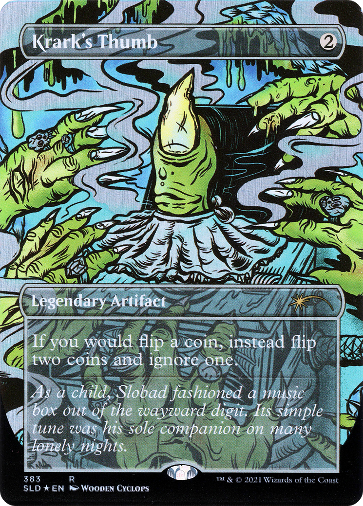 Krark's Thumb [Secret Lair Drop] (Borderless) Foil