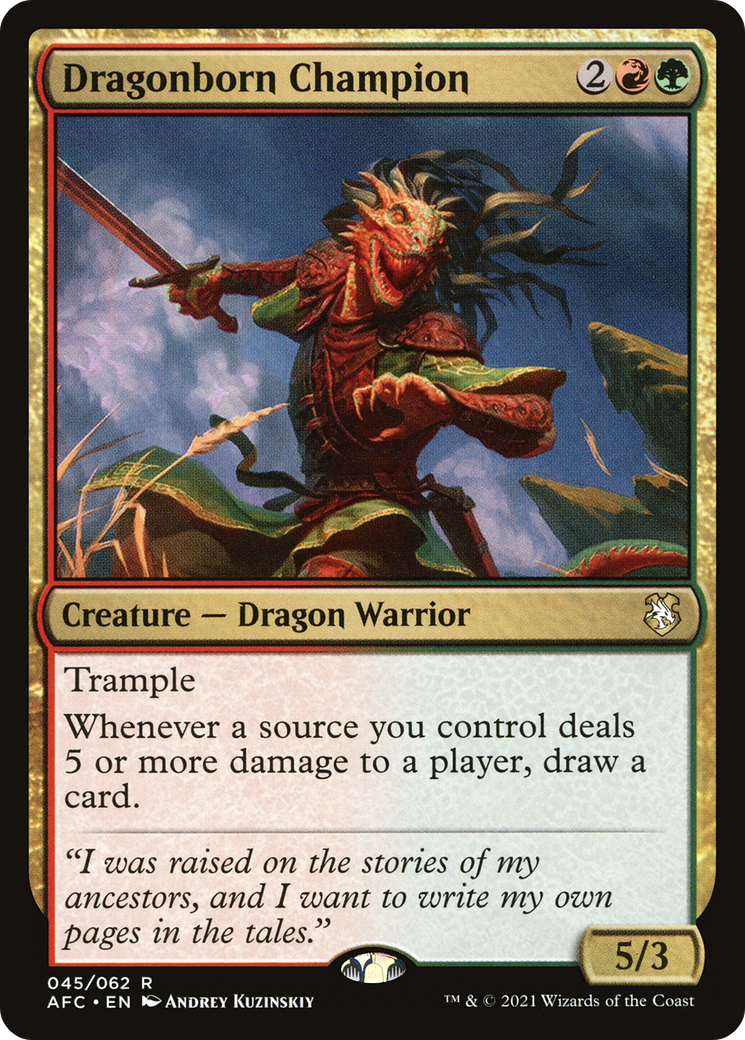 Dragonborn Champion [Forgotten Realms Commander]