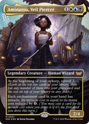 Aminatou, Veil Piercer (Borderless) - Duskmourn: House of Horror Commander