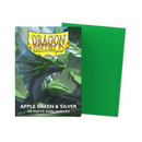 Dragon Shield Standard DUAL Matte Apple Green & Silver