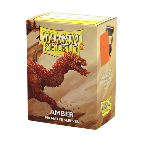Dragon Shield Standard Matte Amber (100ct)