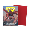 Dragon Shield Standard DUAL Matte Crimson & Silver