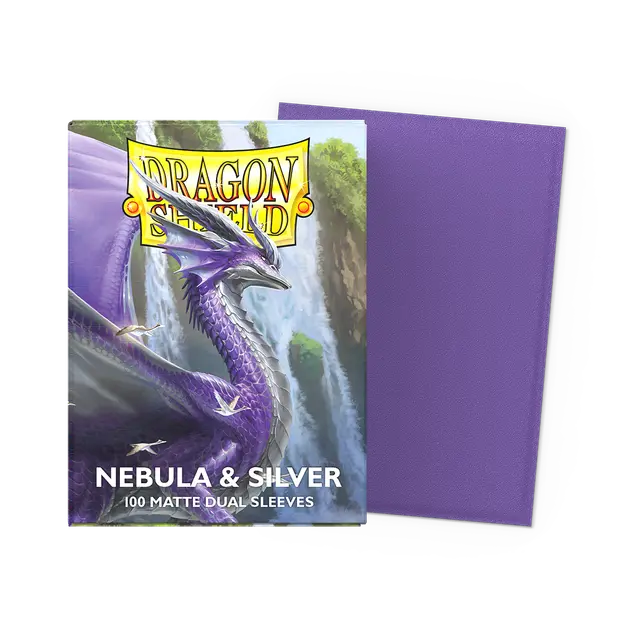 Dragon Shield Standard DUAL Matte Nebula & Silver