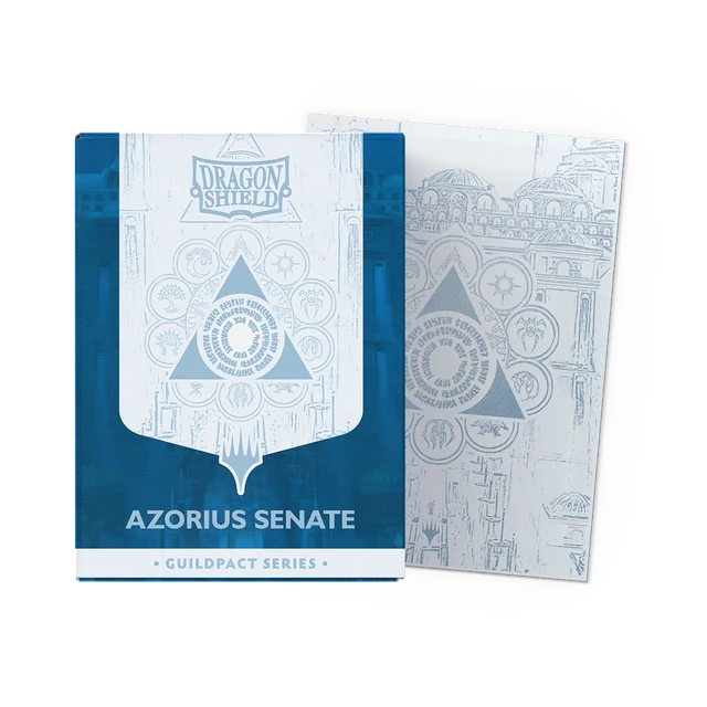 Dragon Shield Guildpact Series - Azorius Senate - Matte Dual Art Sleeves