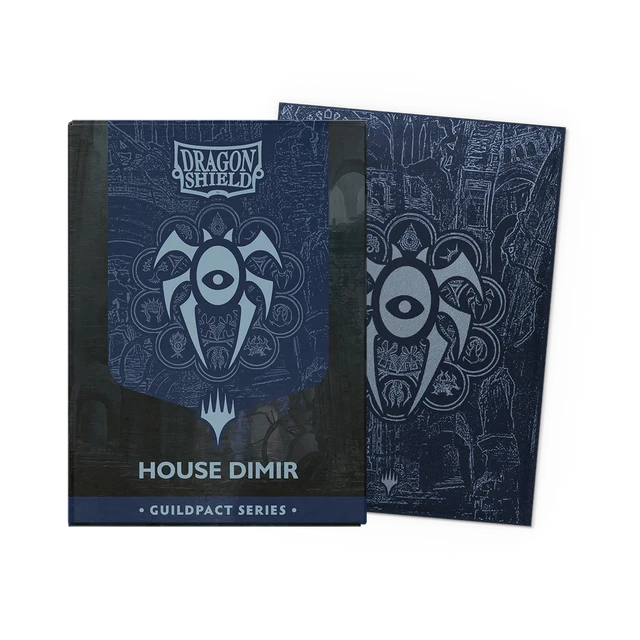 Dragon Shield Guildpact Series - House Dimir - Matte Dual Art Sleeves