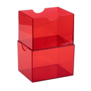 Dragon Shield Strongbox - "Clear Red"