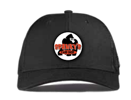 Spanky's Curved Trucket Hat (Black) [XL-For Big heads!] Branded Bills