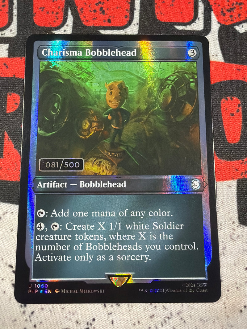 Charisma Bobblehead [081/500] (Serial Numbered) [Fallout] Foil