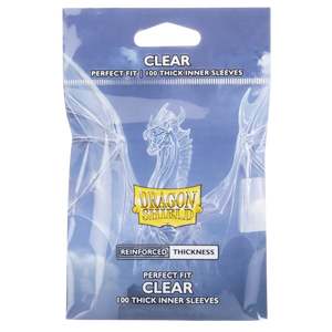 DRAGON SHIELD 100CT CLEAR PERFECT FIT THICK