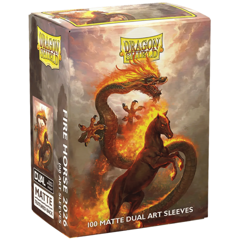 Dragon Shield: Sleeves – Matte Dual Art – Fire Horse