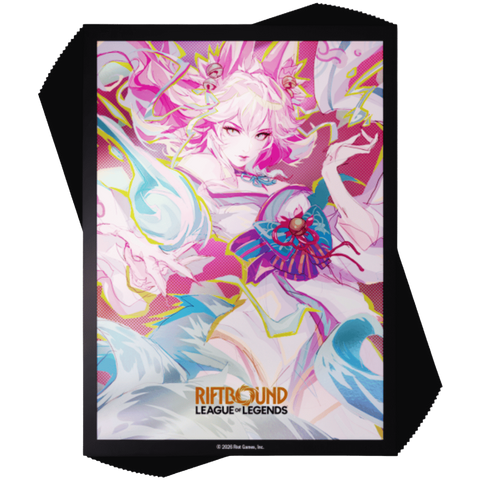 Riftbound: League of Legends TCG: Spiritforged "Spirit Blossom Ahri" - Card Sleeves (100)
