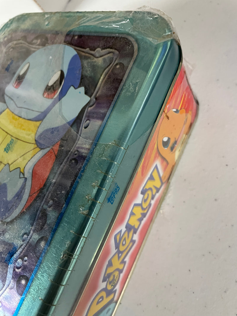 Squirtle - 1999 Topps TV Animation Edition Tin - Pokemon Vintage - Sealed (Torn Shrink)