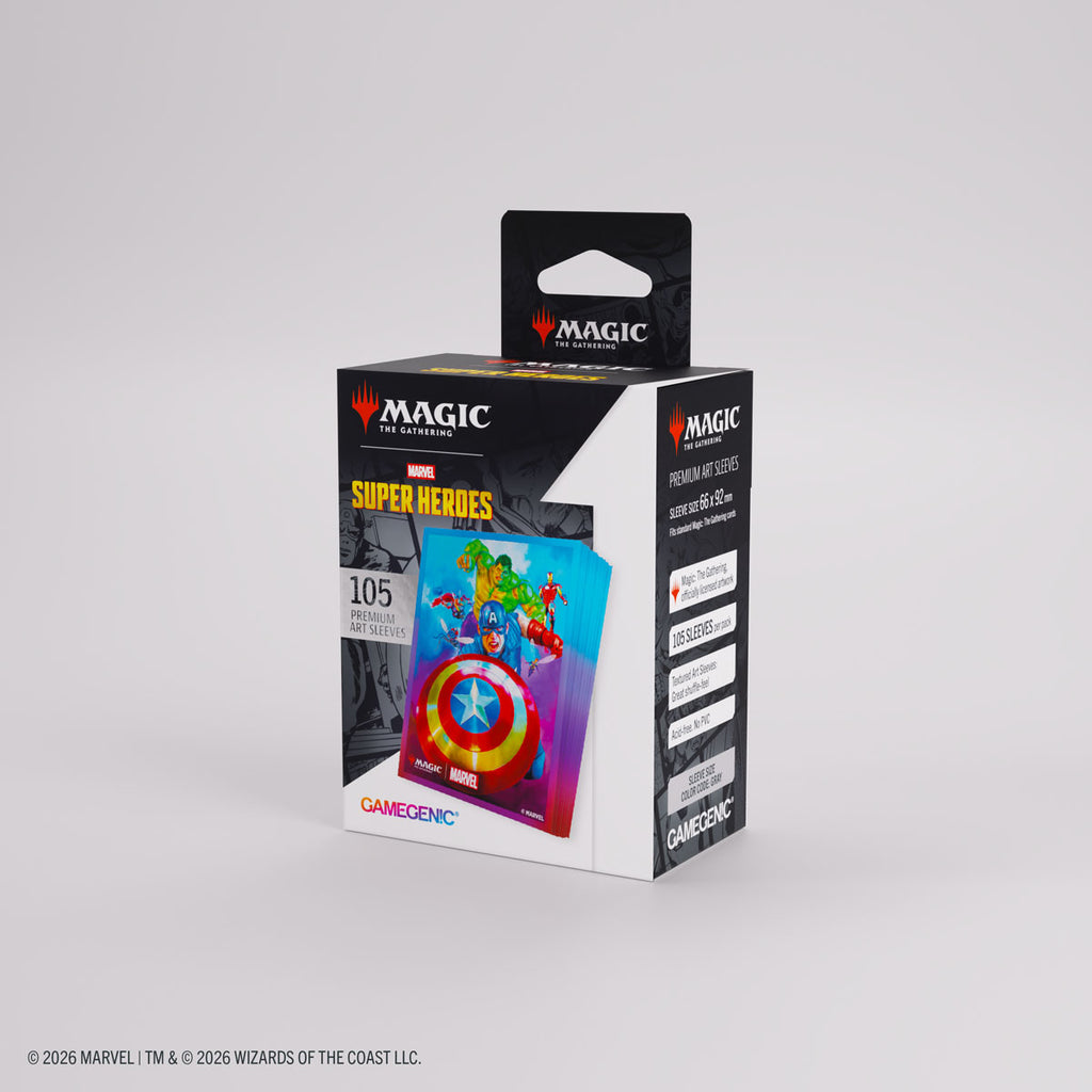 Gamegenic Captain America, Team Leader Sleeves (105ct)