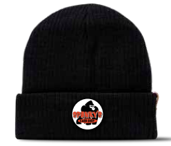 Spanky's Beanie (Black) Branded Bills