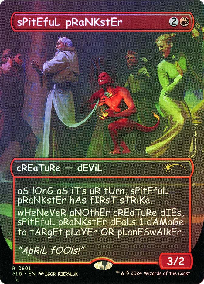 sPitEfuL pRaNKstEr (Rainbow Foil) [Secret Lair Drop Series]