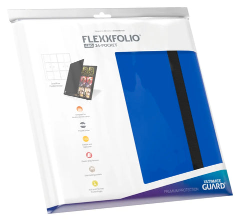 Ultimate Guard 12-Pocket Quadrow Flexxfolio Blue