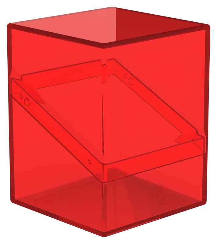 Ultimate Guard Deck Box: Clear - Ruby - Boulder 100+