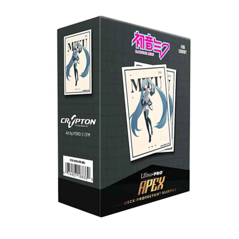 Ultra Pro Apex Sleeves - Hatsune Miku Retro Soundscapes - Hatsune Miku