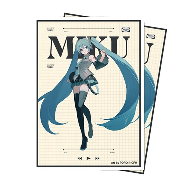 Ultra Pro Apex Sleeves - Hatsune Miku Retro Soundscapes - Hatsune Miku