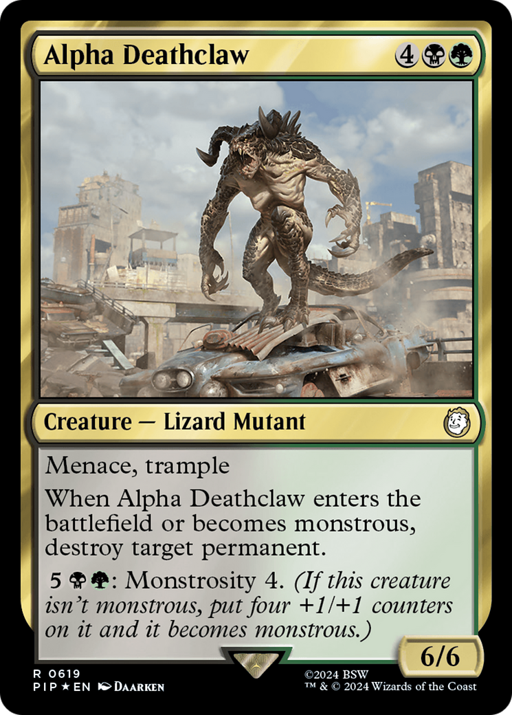 Alpha Deathclaw (Surge Foil) - Fallout Foil