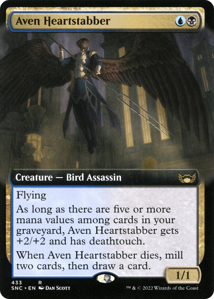 Aven Heartstabber (Extended Art) - Streets of New Capenna: (Extended Art)