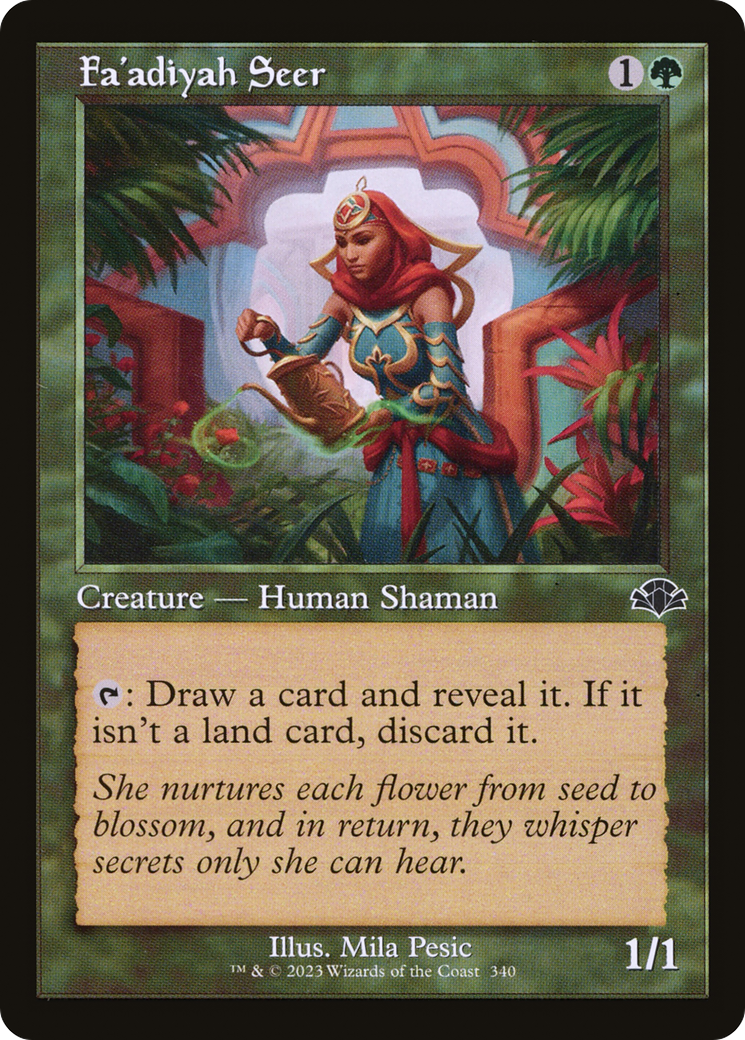 Fa'adiyah Seer (Retro Frame) [Dominaria Remastered]
