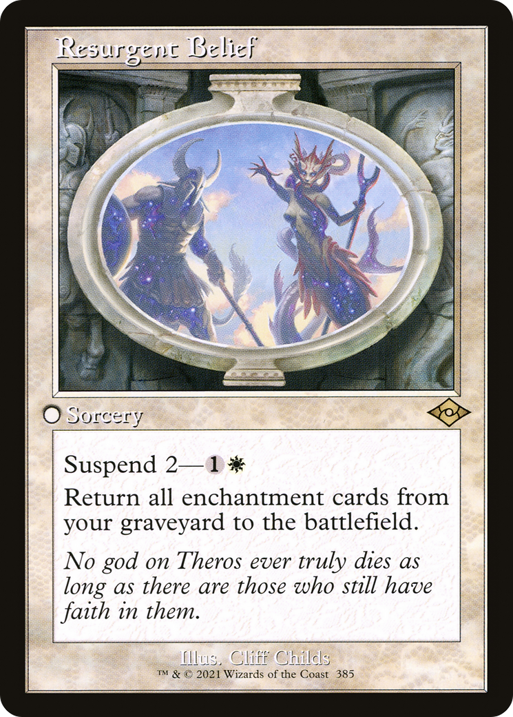 Resurgent Belief (Retro Frame) - [Modern Horizons 2] Foil