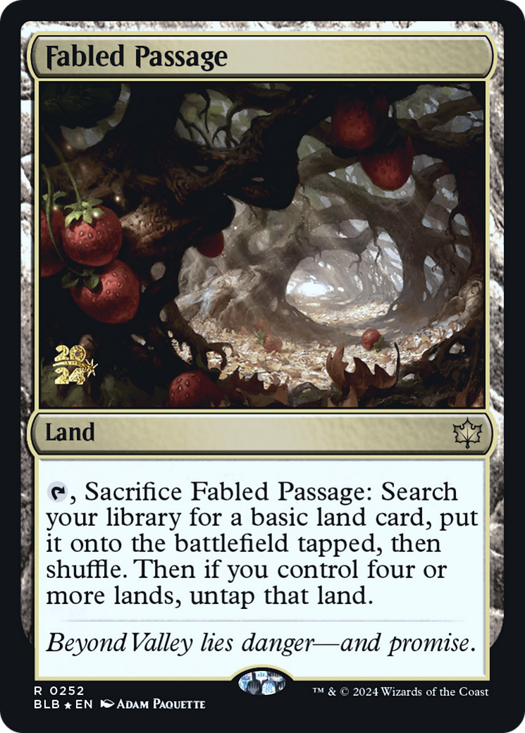 Fabled Passage [Bloomburrow Promos] Foil