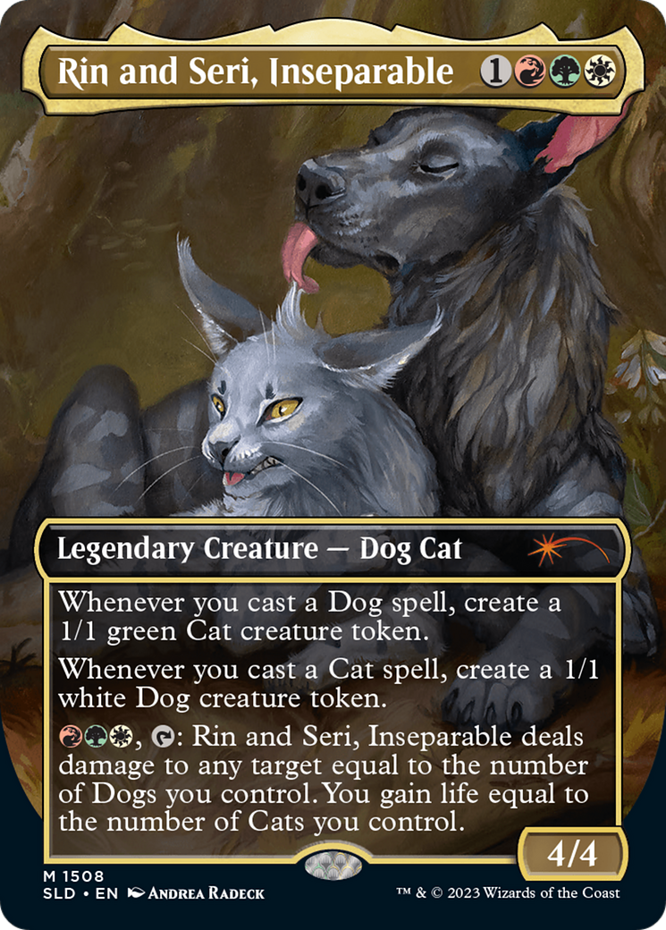 Rin and Seri, Inseparable (1508) [Secret Lair Drop] (Borderless) Foil