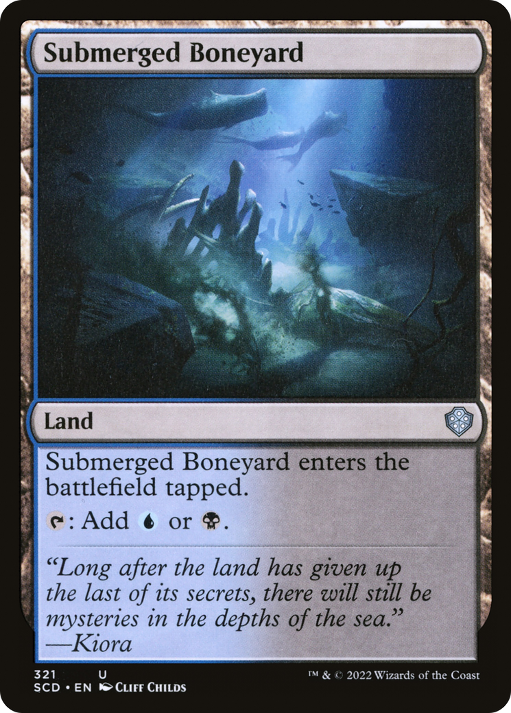 Submerged Boneyard - [Starter Commander Decks]