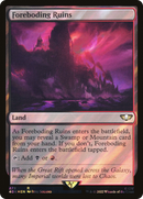 Foreboding Ruins (Surge Foil) [Warhammer 40,000 Commander] Foil