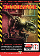 Velociraptor - Rampaging Ferocidon [Secret Lair Drop] / Velociraptor: (Full Art) (Borderless)