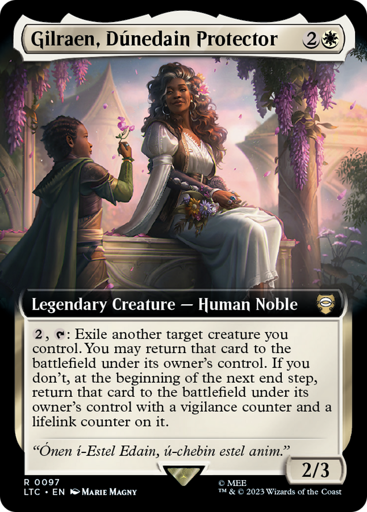 Gilraen, Dunedain Protector (Extended Art): (Extended Art) [Tales of Middle-earth Commander]