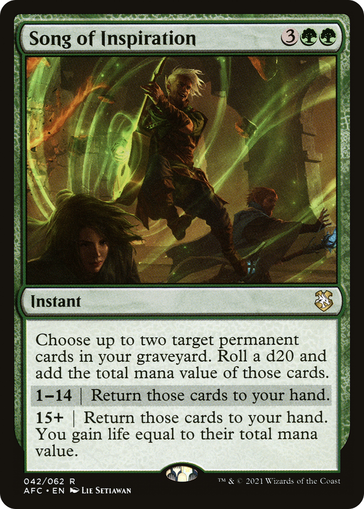 Song of Inspiration - [Forgotten Realms Commander]