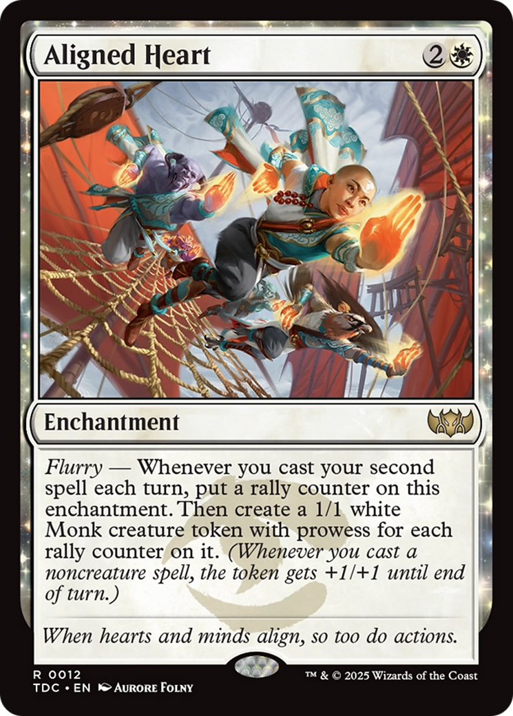 Aligned Heart - Commander: Tarkir: Dragonstorm: (enchantment)