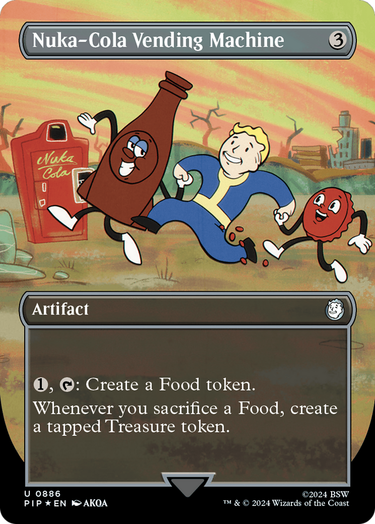 Nuka-Cola Vending Machine (Borderless) (Surge Foil) - [Fallout] Foil