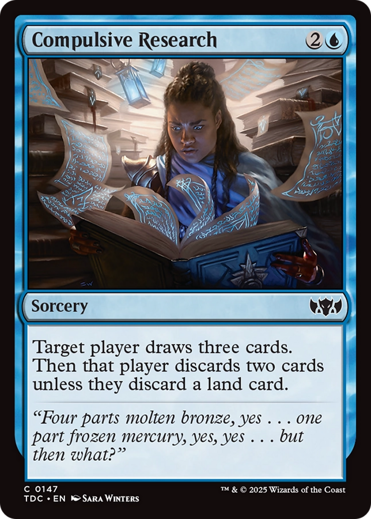 Compulsive Research [Commander: Tarkir: Dragonstorm]