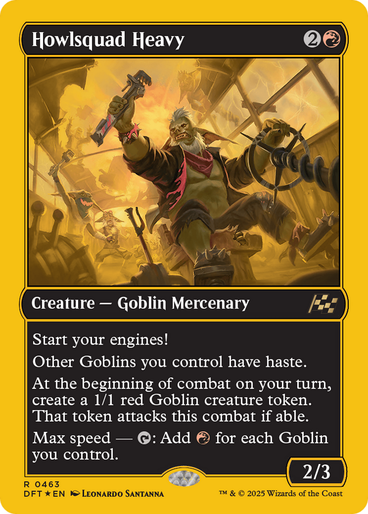 Howlsquad Heavy (First-Place Foil) [Aetherdrift] Foil