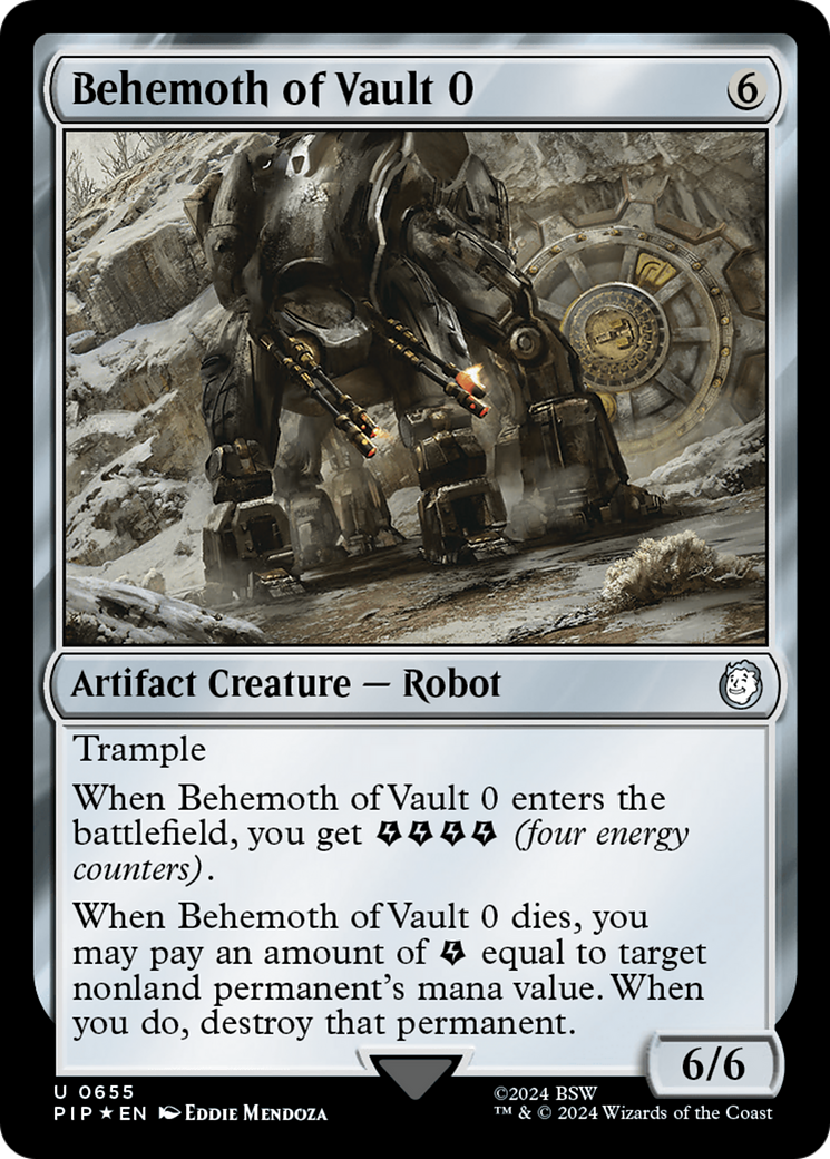 Behemoth of Vault 0 (Surge Foil) - Fallout Foil