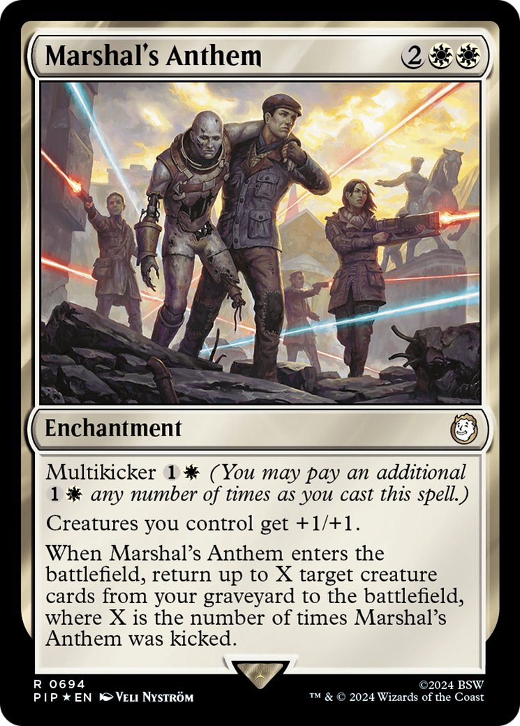 Marshal's Anthem (Surge Foil) - [Fallout]: (Extended Art) Foil