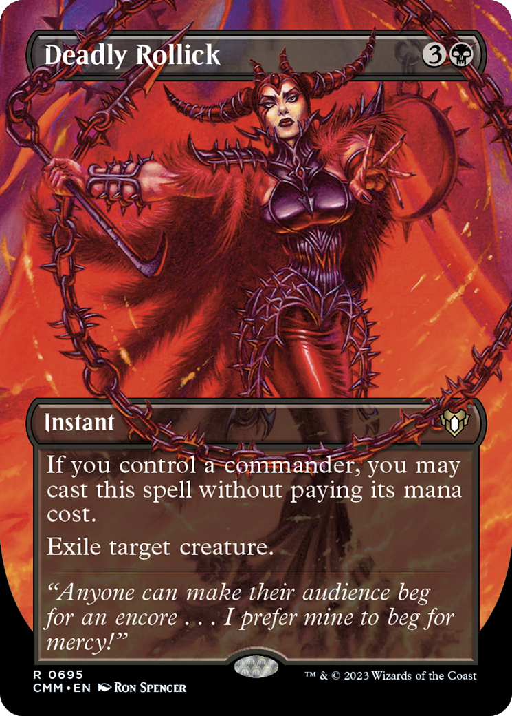 Deadly Rollick (Borderless) [Commander Masters]