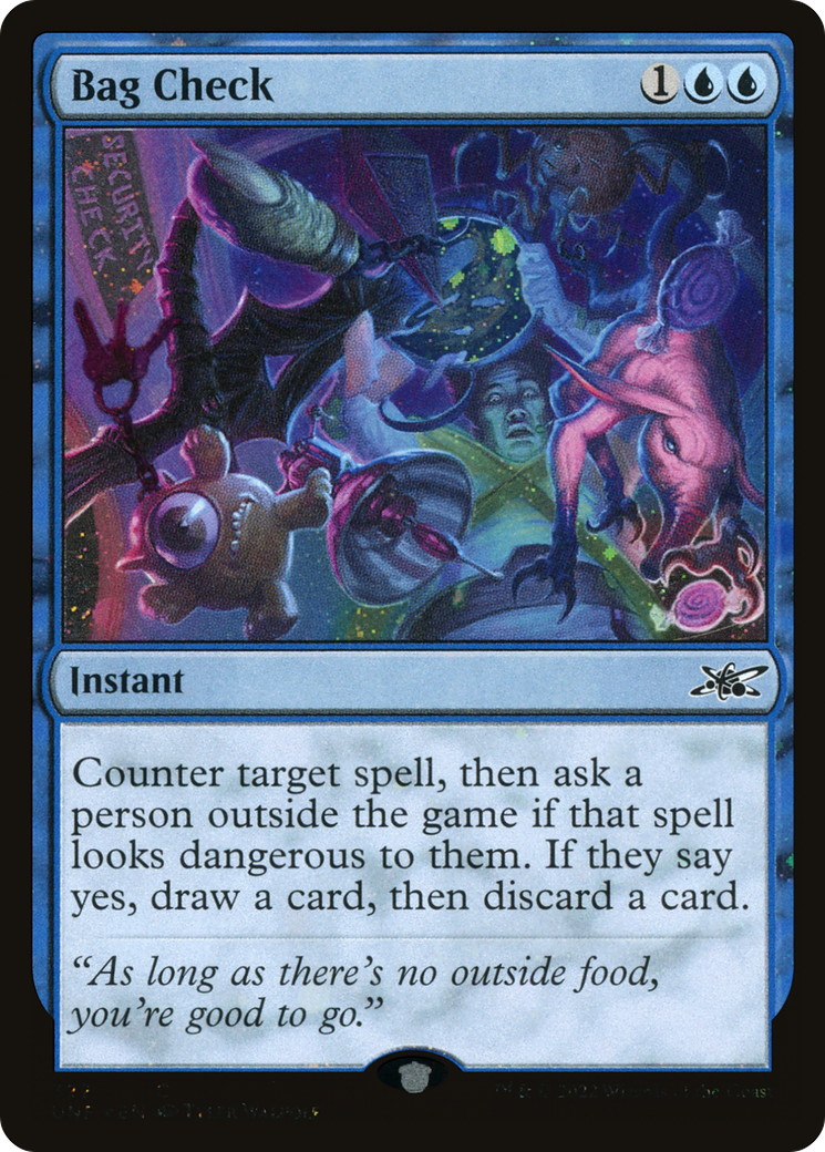 Bag Check (Galaxy Foil) - Unfinity Foil