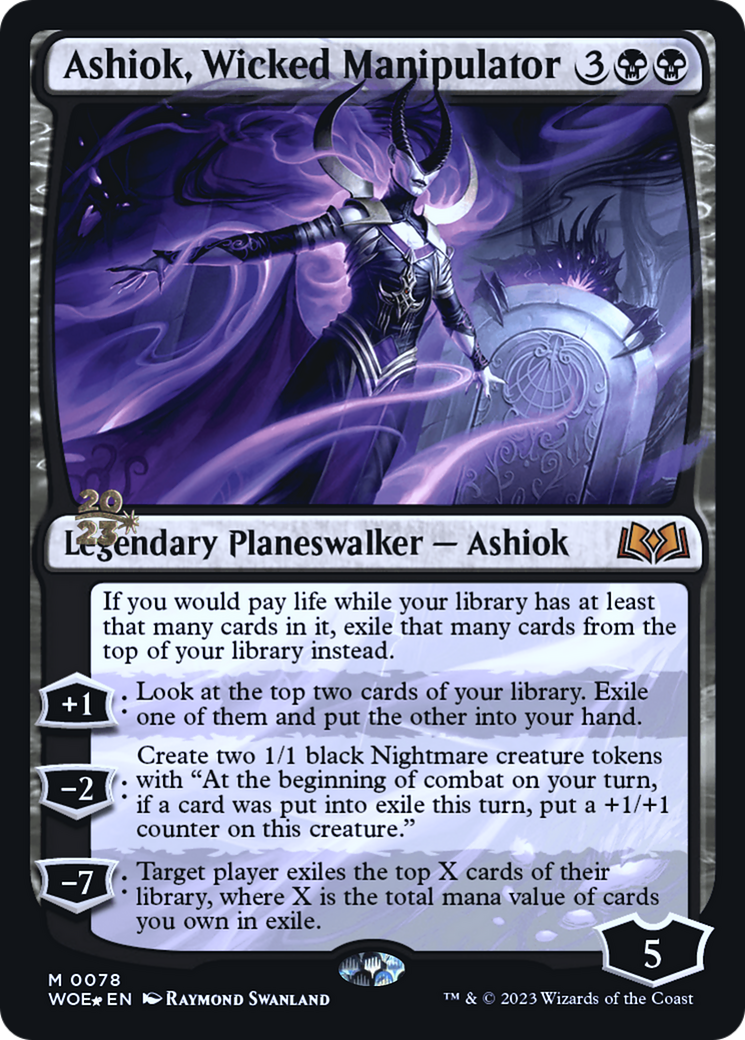 Ashiok, Wicked Manipulator - Wilds of Eldraine Promos Foil
